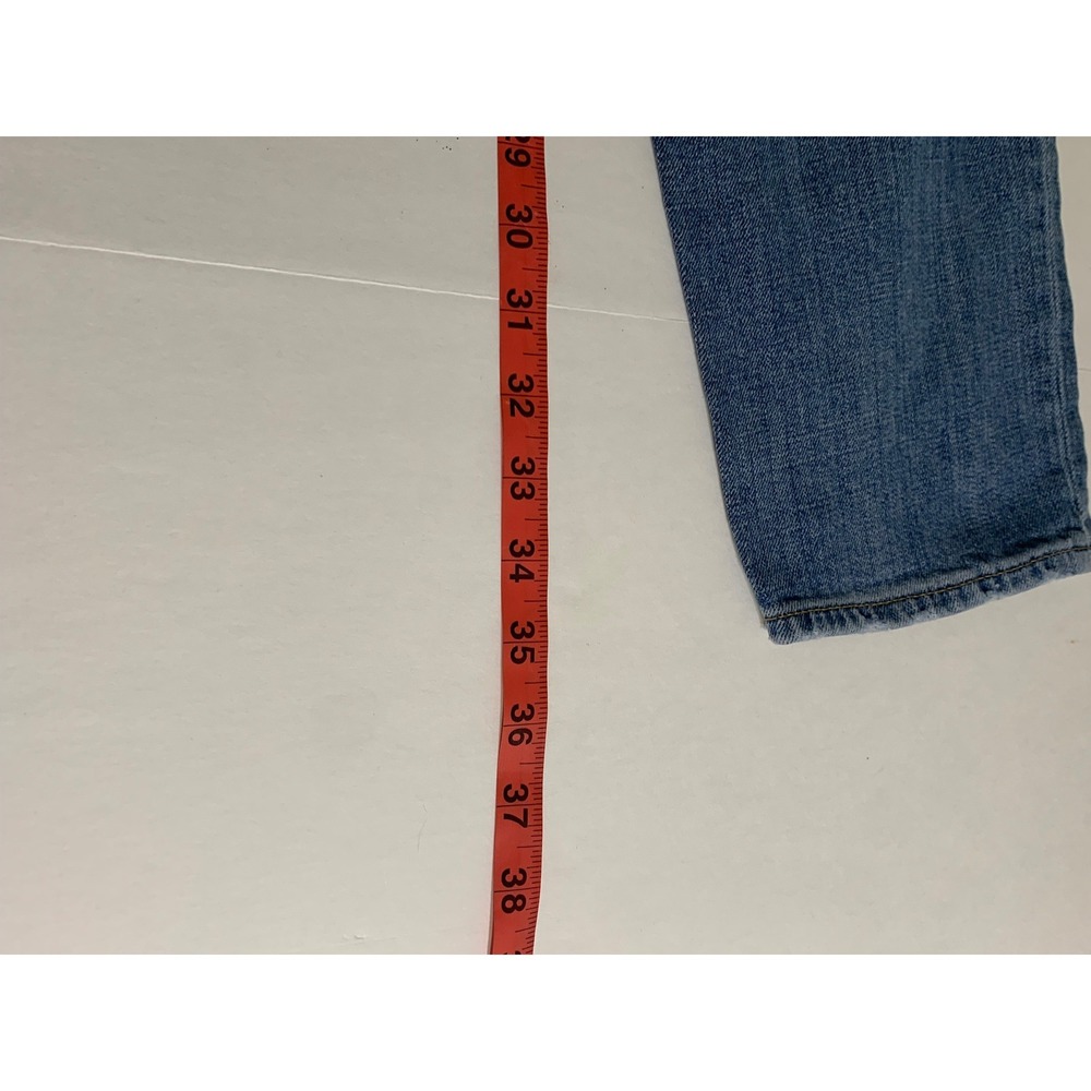 Gap 1969 Best Girlfriend Jeans Light Wash Denim Distressed Size 28 - Picture 11 of 12